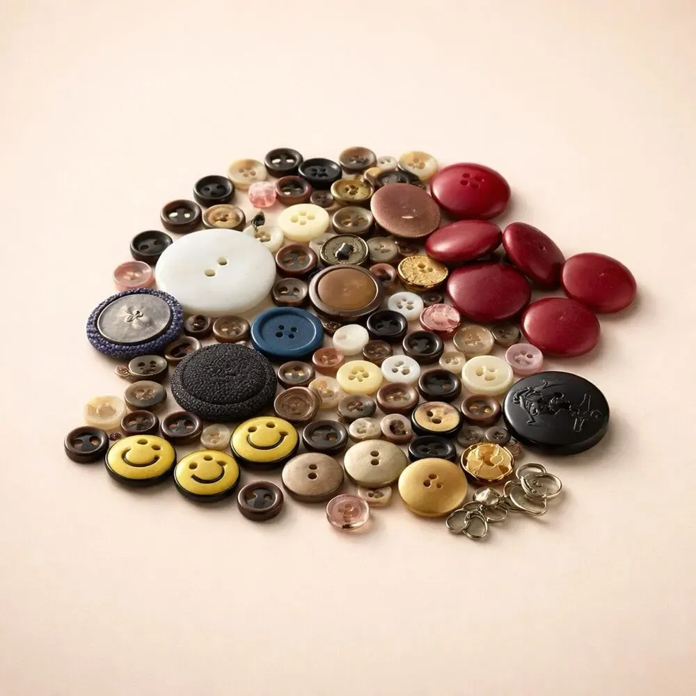 Lot of buttons and button covers